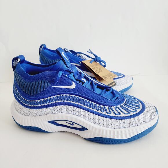 Nike Cosmic Unity Blue 3 Team Game Royal Blue & White Sneakers Men's Size 9.5 - Picture 1 of 10